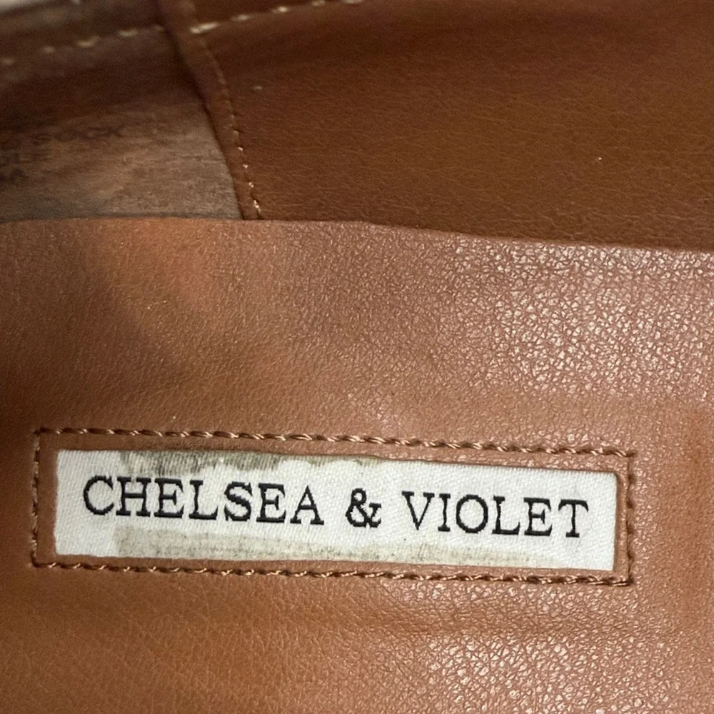 Chelsea & Violet Snakeskin Pattern Loafers